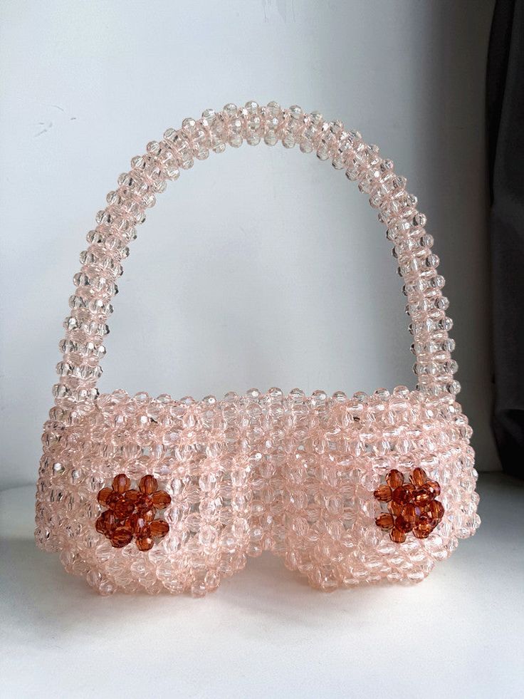 Cute Beaded Bra Handbag - ConiBeads