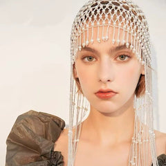 Elegant Pearl Beaded Headbands - ConiBeads