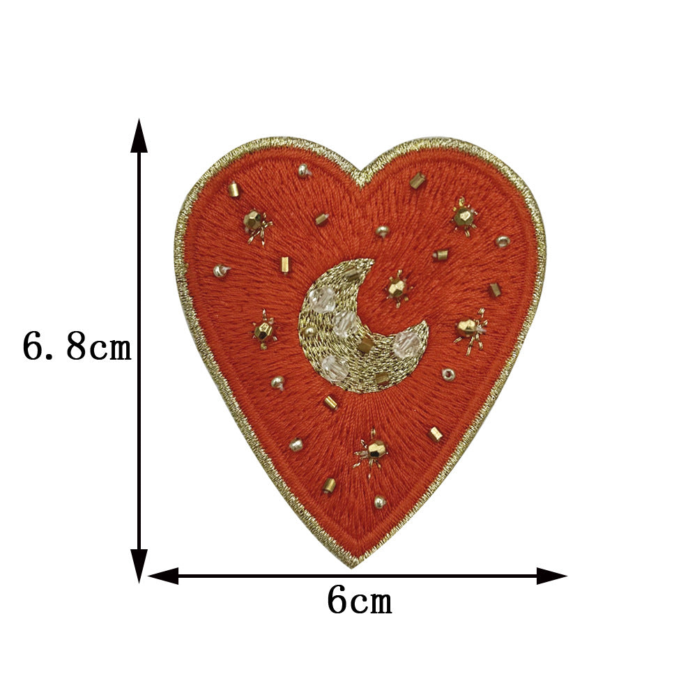 Embroidered Evil Eye patch with spiritual symbolism