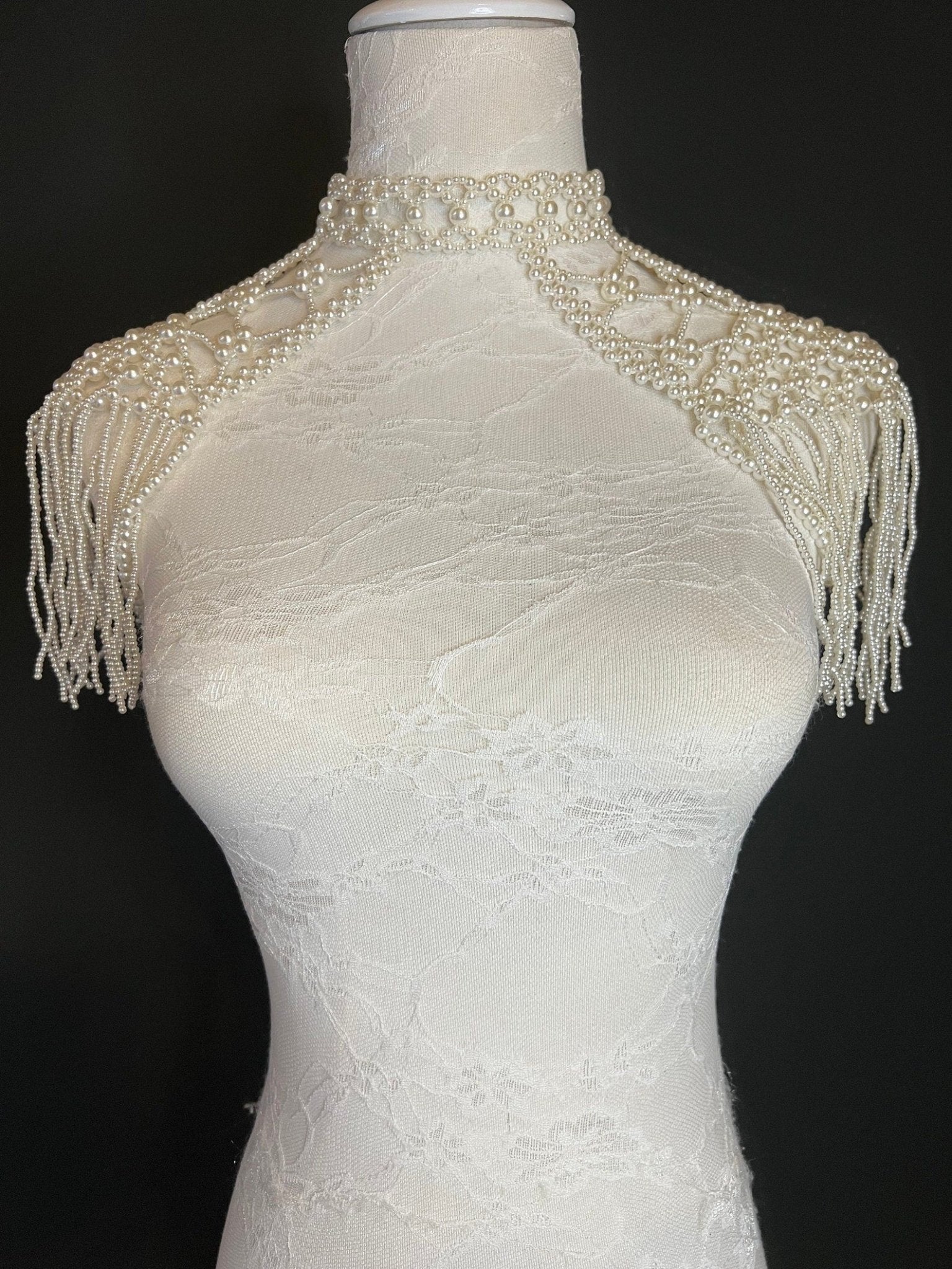 Handmade Beaded Cape for Special Occasions