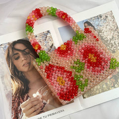 Handmade Floral Purse - ConiBeads