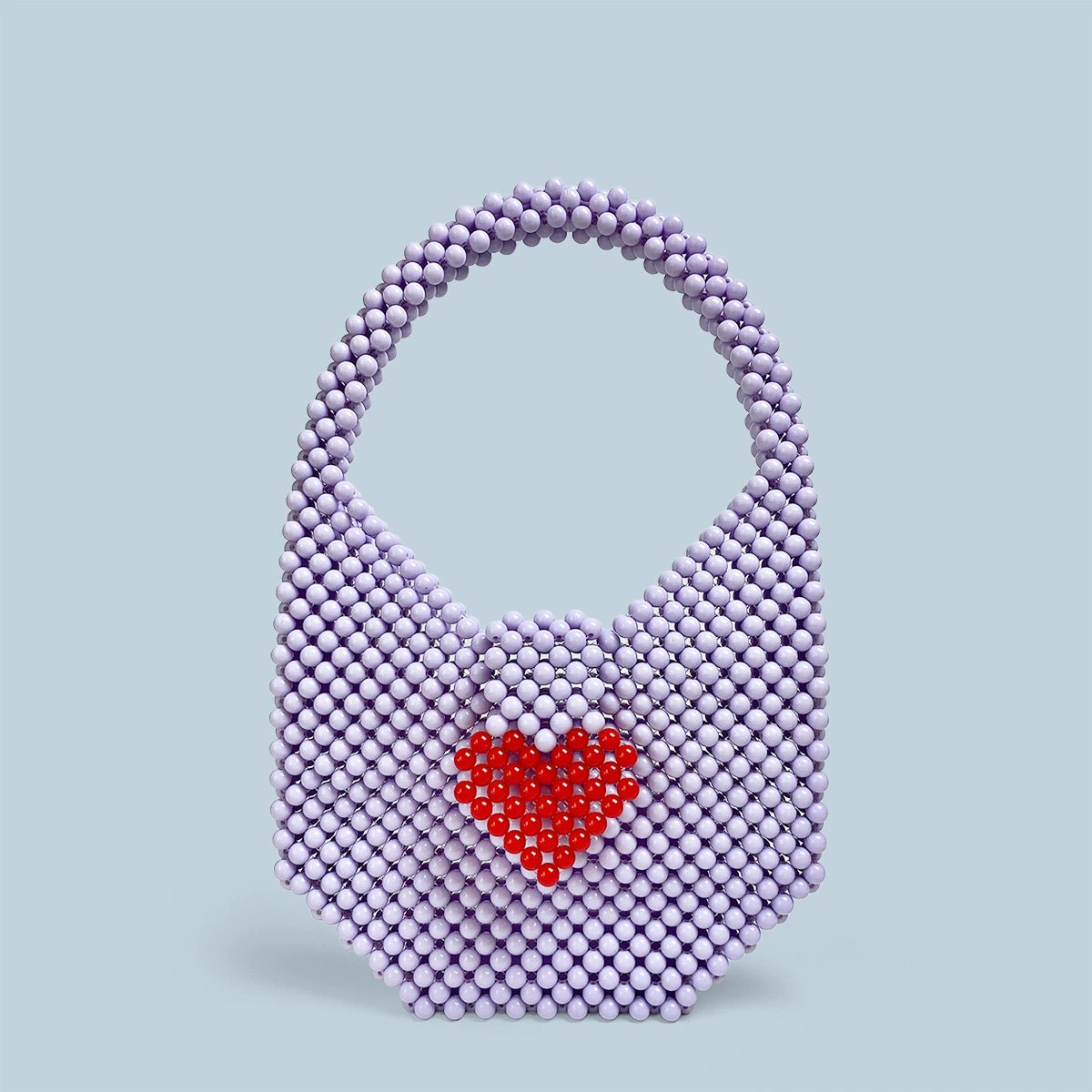 Heart Accent shop beaded bag - ConiBeads