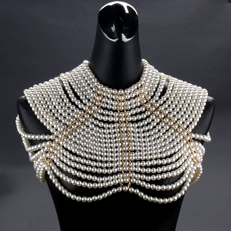 Luxury Pearl Shoulder Top - ConiBeads