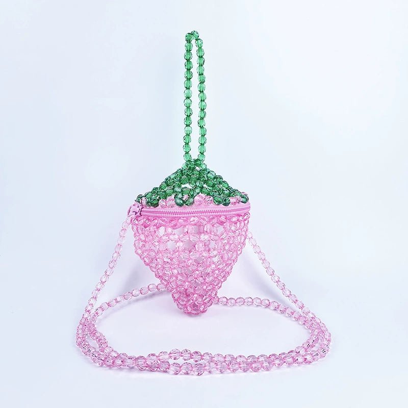 Strawberry - Inspired Beaded Handbag - ConiBeads