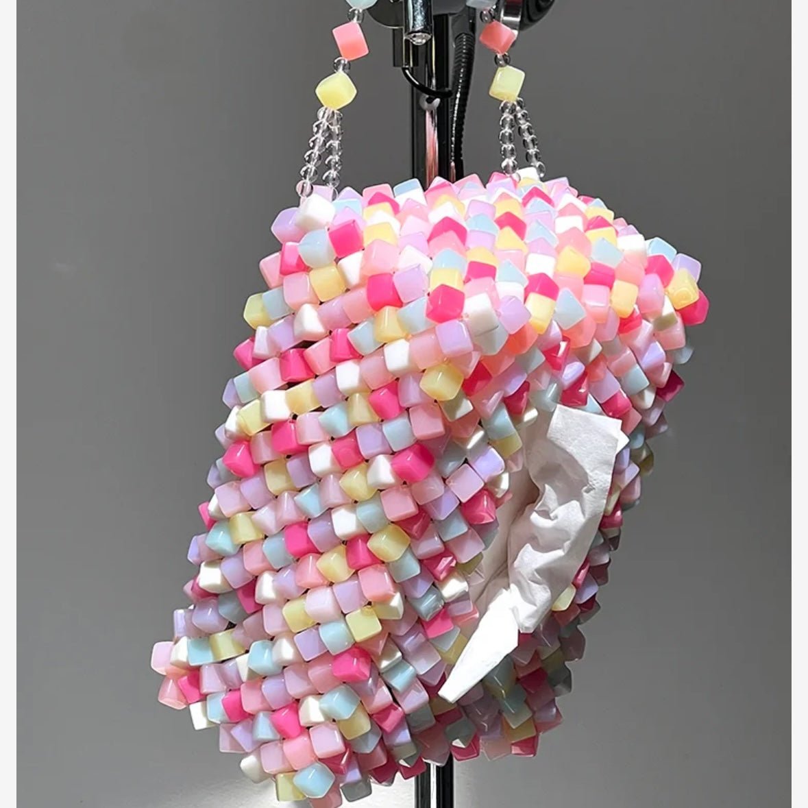 Tissue Box Holder - ConiBeads