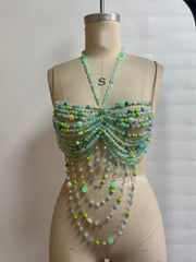 Boho Handmade Beaded Halter Top - ConiBeads