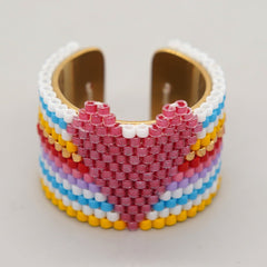 Handmade Miyuki Beaded Ring - ConiBeads