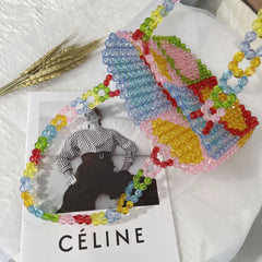 Handmade Love Theme Beaded Bag - ConiBeads